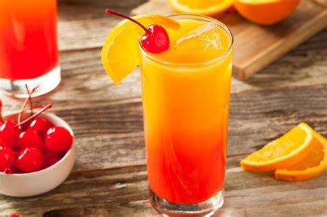 Tequila Sunrise Cocktail