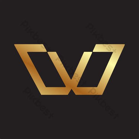 Abstract W Letter Professional Logo Design Luxury Tamplate Vector Arts