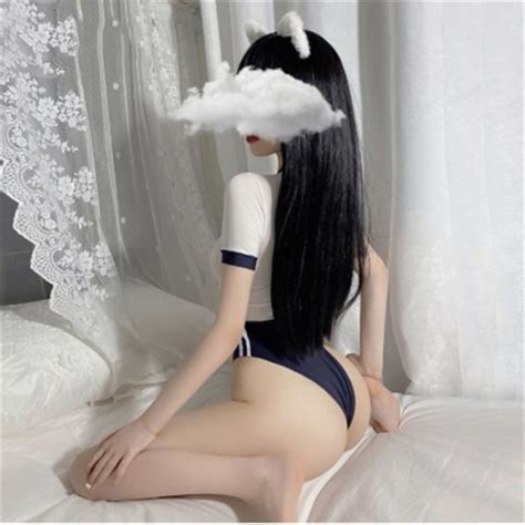 Lingerie érotique uniforme tentation maillot de bain une pièce ouvert blanc Blanc Cdiscount