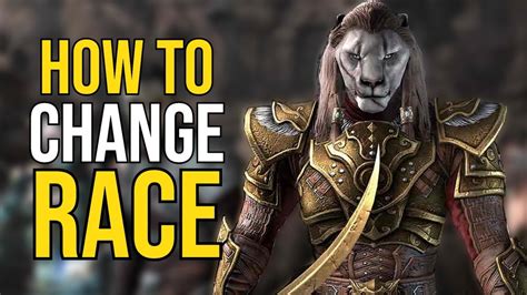 How To Change Your Race In Eso Hack The Minotaur