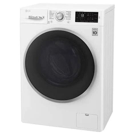Стиральная машина LG F2J6NM7W, 6 кг, 1200 об, 12 программ, сушка ...