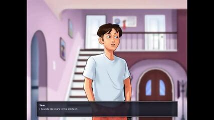 Summertime Saga Cougar MILF Got Caught Masturbating With A Cucumber In Her Pussy Ep 81