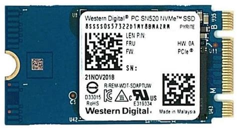 Vásárlás: Western Digital SN520 128GB M.2 (SDAPMUW-128G) Belső SSD ...