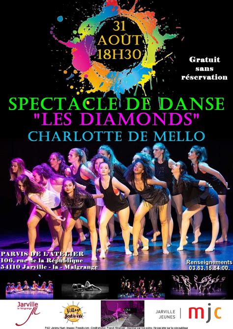 Affiche Spectacle Danse Les Diamonds Jarville La Malgrangefr