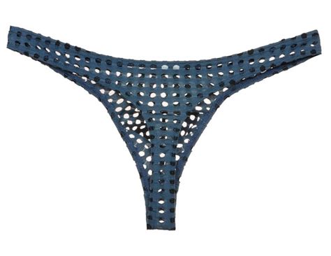 Plus Size Men S Hollow Bikini Thong Underwear Fishnet Pouch T Back