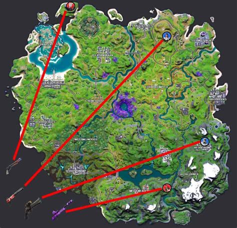 Fortnite Where To Find All Exotic Weapons In Season 7 Laneflare