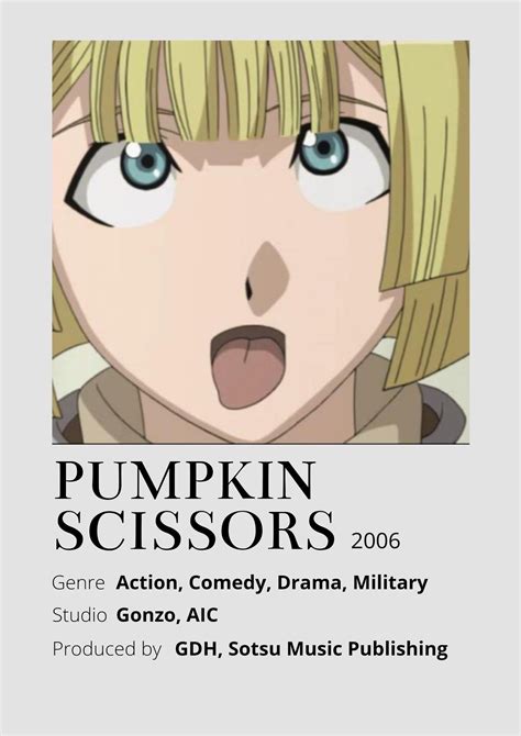 Pumpkin Scissors Anime Minimalist Poster 😊 Information Taken From And Wikipedia