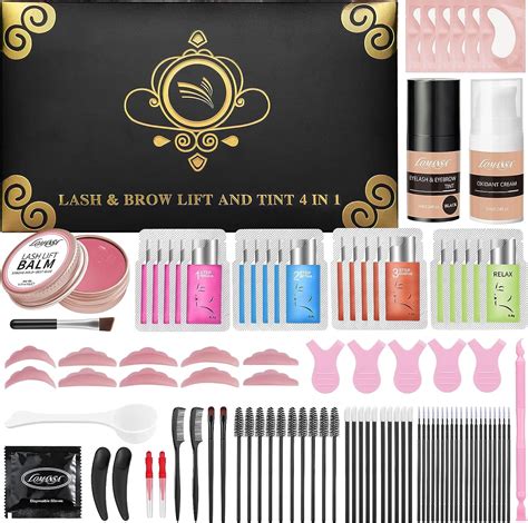 Lomansa Lash Lift And Tint Kit Brow Lamination Kit And Black Tint With