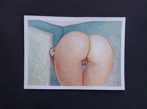 Nude Erotic X Art Vulva Watercolor Yoni Art Vagina Painting Pussy Illustration Etsy
