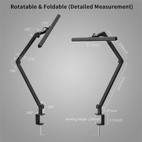 Kablerika Led Desk Lamp Bright Architect Desk Lamp For Home Office