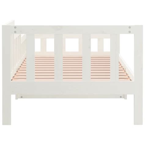 VidaXL Day Bed White 90x190 Cm Solid Wood Pine VidaXL Au