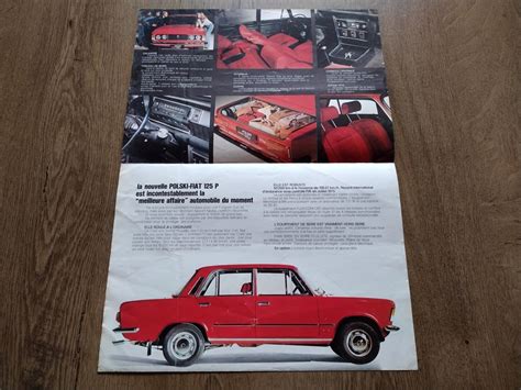 POLSKI FIAT 125P FSO PROSPEKT CHARDONNET 13373697183