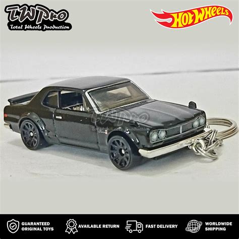 Gantungan Hot Wheels Fast Furious Five Nissan Skyline H T Gt R Keyring Keychain