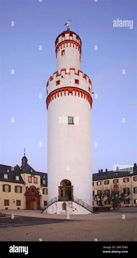White Tower Schlossturm In Bad Homburg Germany Stock Photo Alamy