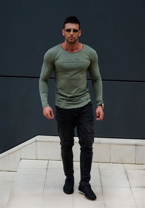 1 Men S Long Sleeve T Shirts Slim Fit Clothing Online Casual Tees Rb Design Store Men