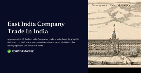 East India Company Trade In India