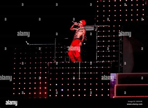 Sfera Ebbasta Performs Live In Concert At San Siro Stadium In Milano