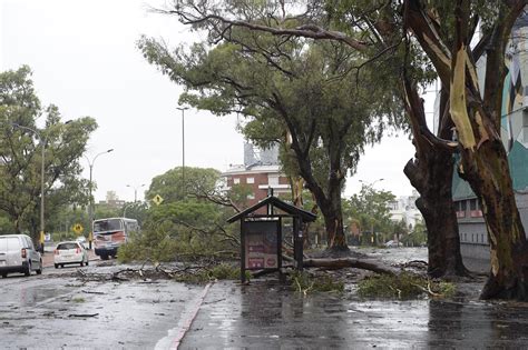 15 Fotos Del Temporal Que Causó Destrozos En Montevideo Infobae