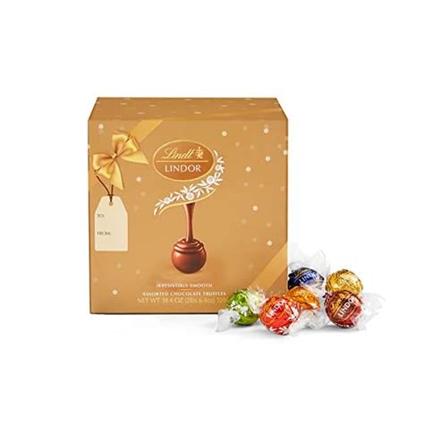 Lindt LINDOR Assorted Chocolate Truffles 90 Count Holiday Candy Gift ...