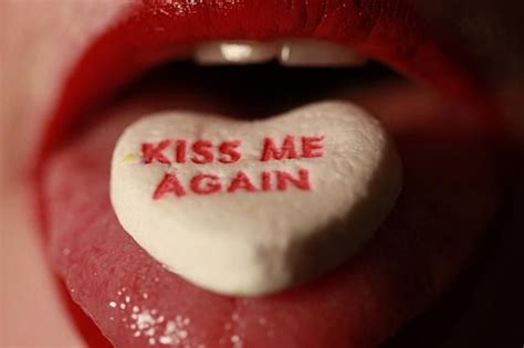 Kiss Me Again Red Aesthetic Lips Red