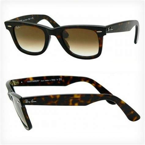 Culos De Sol Ray Ban Wayfarer Tartaruga E Lente Marrom Rb