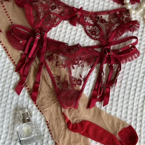 Honey Birdette Piece Frida Lingerie Set Worn Depop