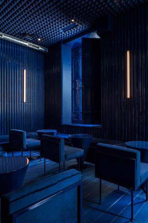 Plunge Into Naked And Famous Color Blocking Inspired Cocktail Bar In Seville Authentic Interior