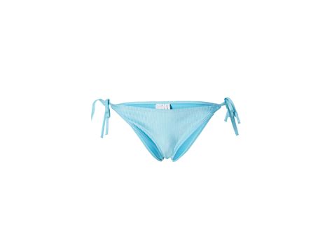 Calvin Klein Swimwear Bikini Donji Dio Akvamarin Crna Bijela