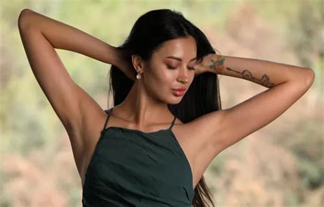 Wallpaper Girl Sexy Beautiful Sweet Brunette Long Haired Mini Dress For Mobile And Desktop