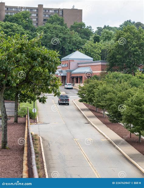 Monroeville, Pennsylvania, USA July 18, 2021 a Tree Lined Murray Lane