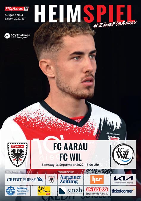 Saison Ausgabe Fc Aarau Fc Wil September