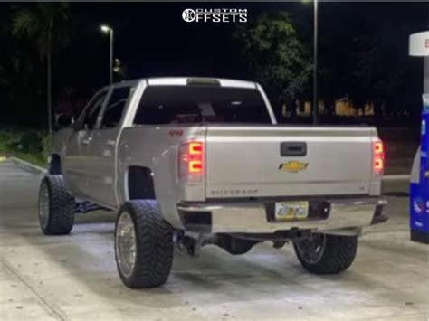 2018 Chevrolet Silverado 1500 With 22x12 44 Kg1 Forged Hurricane And 33125r22 Venom Power