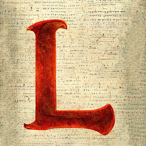 Prompt used - letter L | Artwork created by Midjourney from … | Flickr