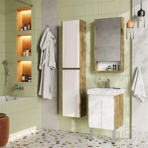 Мебель для ванной Акватон Сканди Doors 45 темное дерево купить в Москве ...