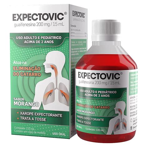 O Que É Expectorante - Expectovic Airela 200mg/15ml Xarope Expectorante 120ml - Coop Drogaria
