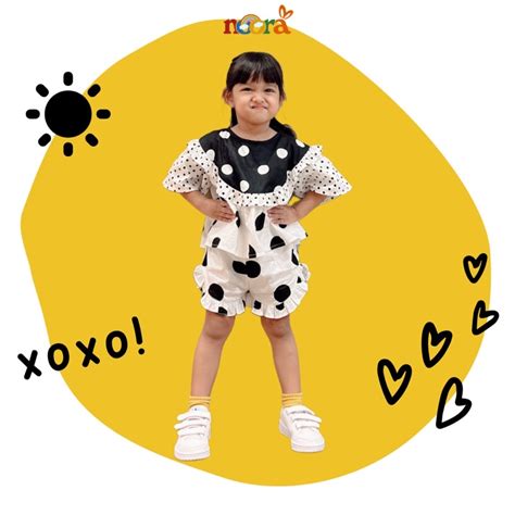 Jual Noora Bw Polka Set Shopee Indonesia