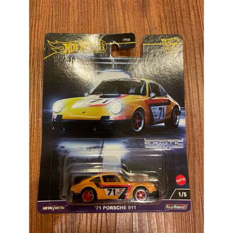 Hot Wheels 風火輪 汽車文化 EXOTIC ENVY 系列一 PORSCHE 蝦皮購物