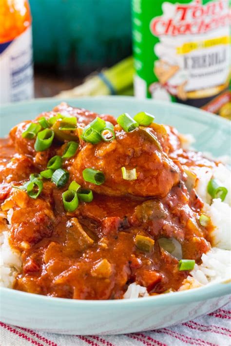 Chicken Sauce Piquant Spicy Southern Kitchen