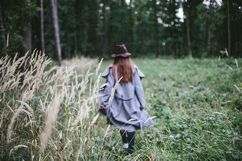 Autumn Portrait Brunette Woman By Stocksy Contributor Peter Meciar Stocksy