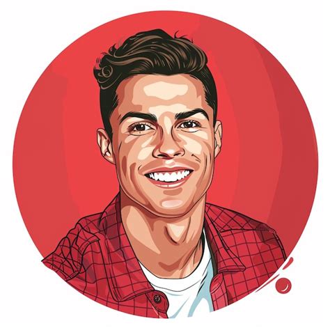 Cristiano Ronaldo Desenho Animado - Cristiano Ronaldo desenho animado ilustração de ícone gráfico | imagem ...
