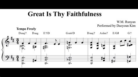 Great Is Thy Faithfulness For Solo Piano Chords Chordify