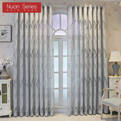 1 шт., жаккардовые занавески в европейском стиле серии Nuan для ...
