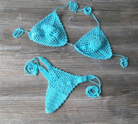 Nude Micro Bikini Triangle Top See Through Extreme Micro Bikini