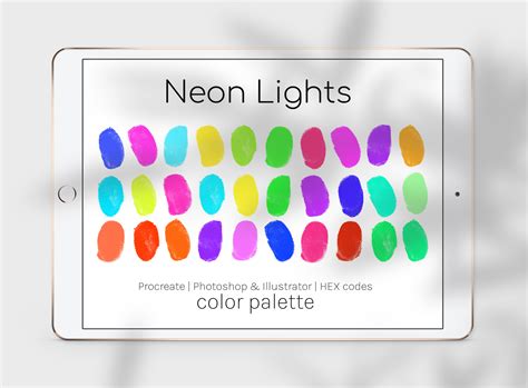 Neon Lights Color Palette