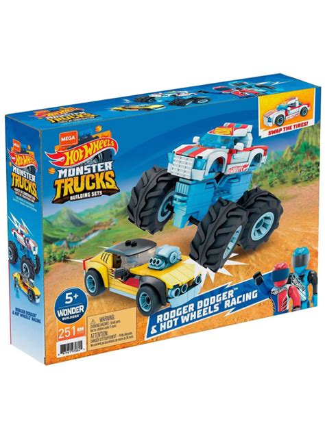 Mega Hot Wheels Monster Trucks Building Sets Rodger Dodger Hot Wheels Racing Gyg