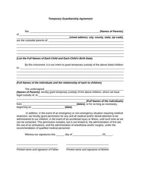 Guardianship Form Complete With Ease Airslate Signnow