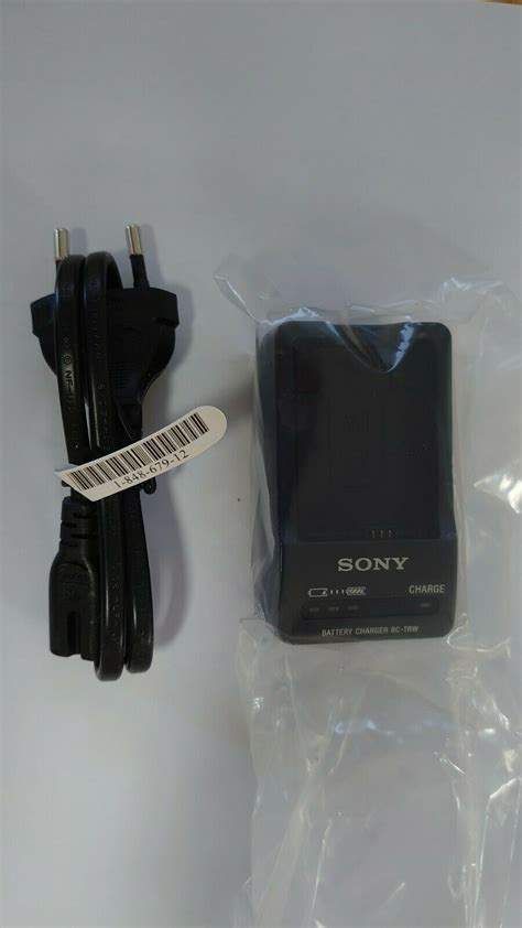 New Original Genuine Sony InfoLithium BC TRW Li Ion Battery Charger For