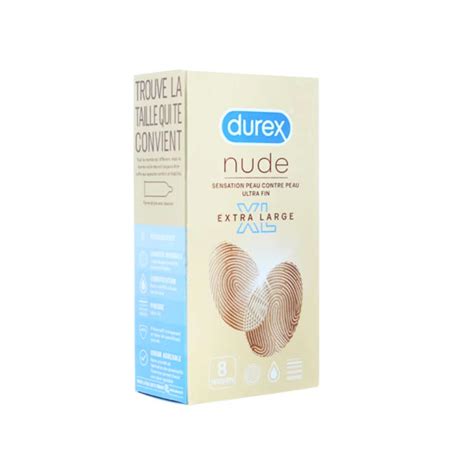 DUREX Nude extra large préservatifs Parapharmacie Pharmarket