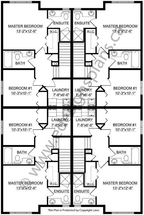 Plex Plan By Edesignsplans Ca Small Apartment Floor Plans