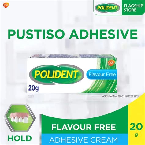 Polident Flavour Free Denture Pustiso Glue Adhesive Cream 20g Lazada Ph